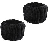 Bow Headband Wristband Set Towel Elastic Soft Washing Face Shower Make Up Yoga Sports Skincare Headband For Women Girls