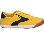 MTNG | Zapatillas Mustang Court para Hombre – Zapatillas en Color Amarillo con Detalles en Negro – Sneakers con Cordones – Casual – Cómodas – Versátiles – Combinables – Modelo 60835