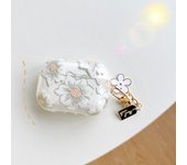 Korea Cute Pink Flower Clear Headphone Cover For Airpods 3 2 1 Lovely Earphone Case For Airpods Pro 2 Wireless Charging Box