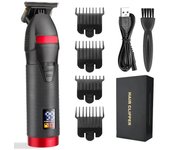 Wireless Barber Trimmer máquina de afeitar Eléctrica Profesional de Corte de pelo de los hambres