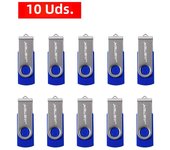 JASTER 10 PCS LOT Pen Drive 128GB Black USB Flash Drive 64GB For Laptop Memory Stick 32GB Rotatable Creative U Disk Gift 16GB