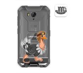 Tumundosmartphone Funda Gel Transparente para Ulefone Armor X6 diseño Avestruz Dibujos
