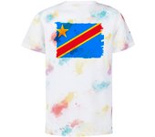 MERCHANDMANIA CAMISETA MARCAS COLORES bandera república democrática del congo pais tshirt