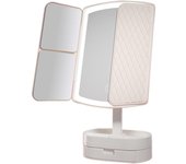 Espejo para Maquillarse con Luces y Lupa 1X 2X 3X