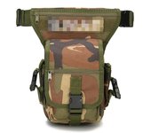 Bolsa de pierna para deportes al aire libre, para aficionados militares, deportes de campo, funcional, impermeable, táctica, bolsa de pierna, bolsa de camuflaje SW
