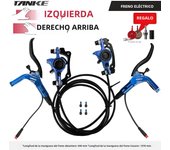 TANKE E-Bike MTB Hydraulic Disc Brake Set Electric E Scooter Power Control Shifter Bicycle Brakes 160mm rotors Aluminum Alloy