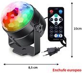 1-4Pcs Aalternating fFashing Light Stage Lamp with Remote Control EU Disco Ball Lamps for Home Room Parties Birthday Wedding Bar