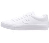 Converse SPORT CASUAL FAUX LEATHER Deportivas Planas Hombre Blanco