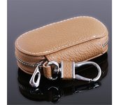 Car Key Case Leather Men Women Wallets Key Holder Housekeeper Covers Zipper Bag Keychain Cover for Keys Organizer Card Bag Gifts