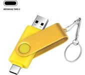 2 in 1 TYPE C for Mobile Phone USB Flash Drive 32GB 64GB 128GB Rotatable Black Memory Stick Green Drive Red Pendrive Blue U Disk