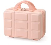 Maleta retro portátil de 14 pulgadas para equipaje, estuche para cosméticos, maleta pequeña, mini maleta de recuerdo de 16 pulgadas, caja de contraseña liviana, caja de viaje