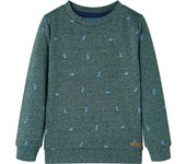 Sudadera Infantil Dark Green Melange 116