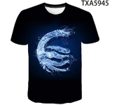 Summer 4-13Y Teen Children Casual T-Shirt Avatar The Last Airbender Anime 3D Printed Boys Girl Tshirt Kids Baby Birthday Clothes