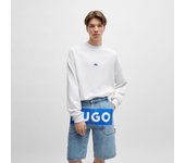HUGO Sudadera de Felpa Blanca 50522359-100 , para Hombre