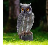 Bird Scarecrow Fake Owl Decoy Sculpture Owl Decoy Scare Squirrels for Yard Trees Bird Barns Ornaments