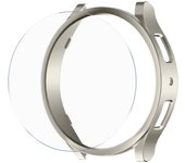 Glass+Case for Samsung Galaxy Watch 6 40mm 44mm Accessories PC Frame Protective Bumper galaxy Watch 6 Classic 43mm 47mm Cover