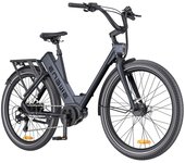 ENGWE P275 ST Bicicleta eléctrica urbana, motor sin escobillas de 250W, batería de 36V 19.2Ah, alcance máximo de 260 km, freno de disco hidráulico, neumáticos de 27.5'' con radios, SHIMANO de 9 velocidades, Prácticos accesorios gratuitos - Negro