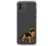 Funda Silicona Antigolpes para Samsung Galaxy A03 diseño Perros 03 Dibujos