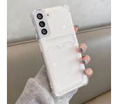 Card Bag Holder Clear Case For Xiaomi Redmi Note 11 12 10 8 9 Pro 10S 9S 10C 12C 9C 9T 9A Poco X5 X3 Pro Mi 11 13 Lite 12T Cover