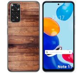 Funda Silicona para Xiaomi Redmi Note 11 / 11s diseño Madera 02 Dibujos