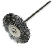 Cepillo de acero circular de 21mm para mini amoladora - BeMatik