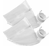 Bolsas para limpiadores de piscinas, bolsa para limpiadores de piscinas robóticos, bolsa de nailon de repuesto para Polaris 280 y 480, bolsa de filtro universal para Polaris 280/480, bolsas de repuesto (2 piezas)