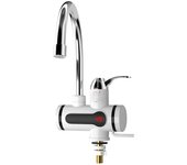 Grifo de Agua Caliente Eléctrico 3000W con Pantalla LED Digital Grifo de Cocina Rápido para Baño y Cocina 220V Grifo de Agua Potable con Display Digital