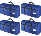 Bolsas de mudanza de 6 paquetes, resistentes, extra grandes, suministros y cajas de mudanza con crematras y ASAS reforzadas, bolsas de embalaje Universitarias transparentes para mudanzas, bolsas de almacenamiento, artículos para Esacales