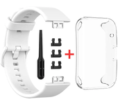 Silicone Watch Strap + Case For Huawei Watch Fit Strap Replacement Band Multicolor Protective Case Accessories band
