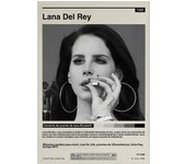 Lana Del Ray Indie Music "Ultraviolence Cover B" Lana Del Ray "1985" Retro Poster Canvas Paintings Wall Art Pictures Home Decor