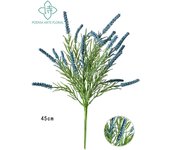 Poenia Arte Floral - Flores y Plantas Artificiales - Ramo Floral Decorativo 45cm (Pack de 3)