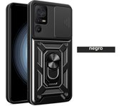 Shockproof Armor Magnetic Case for TCL 40 30 SE 4G Slide Camera Protect Cover