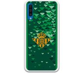 Funda original compatible con Samsung Galaxy A50 - Real Betis Balompié Escudo amarillo