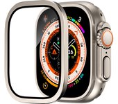 Tempered Glass for Apple Watch Ultra 2 49mm Screen Protector Metal Frame Anti-Scratch for IWatch Series Ultra 49 mm Accessories