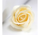 Flor de manualidades deco mediana - marfil- Jabón