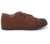 Pisamonas Zapatillas Serraje Puntera De Goma Y Cordones