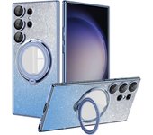Funda para Samsung S23 Ultra/S22+/S20FE/A52/A54 Magnético Soporte Anillo Brillante