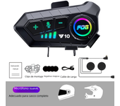 Bluetooth 5.3 Helmet Headset Wireless Hands-free Call Phone Kit Motorcycle Waterproof Earphone MP3 Music Player Speaker for Moto