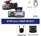 Dash Cam 4K UHD Recording Car Camera DVR Night Vision Video Recorder Built-In Wi-Fi Support Dual Lens GPS 24H Parking