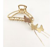 Butterfly Metal Clip Hair Grab Elegant Vintage Fringe Headband clip Hair Accessories