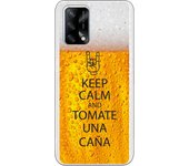 Funda original compatible con Oppo A74 4G - Keep calm and tomate una caña