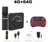 Q10 Android14 8K HDR10+ Smart TV Box Allwinner H313 128G Dual Wifi BT5.0 Set Top Box Media Player with Google Voice Assistant