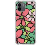 Funda Silicona Antigolpes para Xiaomi Redmi A1 diseño Flores 02 Dibujos
