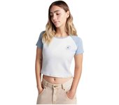 Camisetas Marca Converse Modelo 10027396-A02 Para Mujer Color Gris