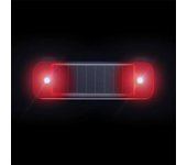 Mini LED Solar Power Car Warning Light Night Security Simulated Alarm Wireless Anti-Theft Caution Lamp Flashing Dummy Alarm Lamp