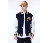 NEW ERA CHAQUETA NAVY FLORAL VARSITY