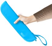 Estuche Porta Flautas Office Box Textil Lavable Cremallera Elástico Ideal Escuela