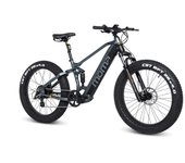 Moma Bikes E-MTB Fatbike, E-FAT 26"PRO, SHIMANO Altus 8v, Frenos de Disco Hidráulicos, Batería Ion Litio integrada y extraible de 48V 13Ah