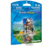 PLAYMOBIL - GUERRERO LOBO, 70236, Playmo-Friends, Producto con licencia oficial