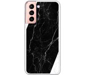 Funda compatible con Samsung Galaxy S21 - S30 (4G/5G) - Fondo marmol negro